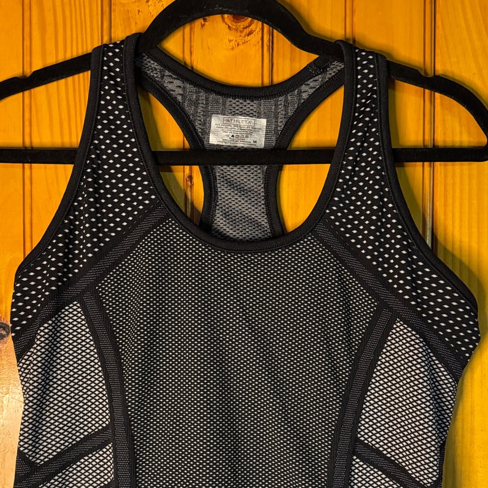 Athleta Black and Gray Tank Top - Picture 3 of 8